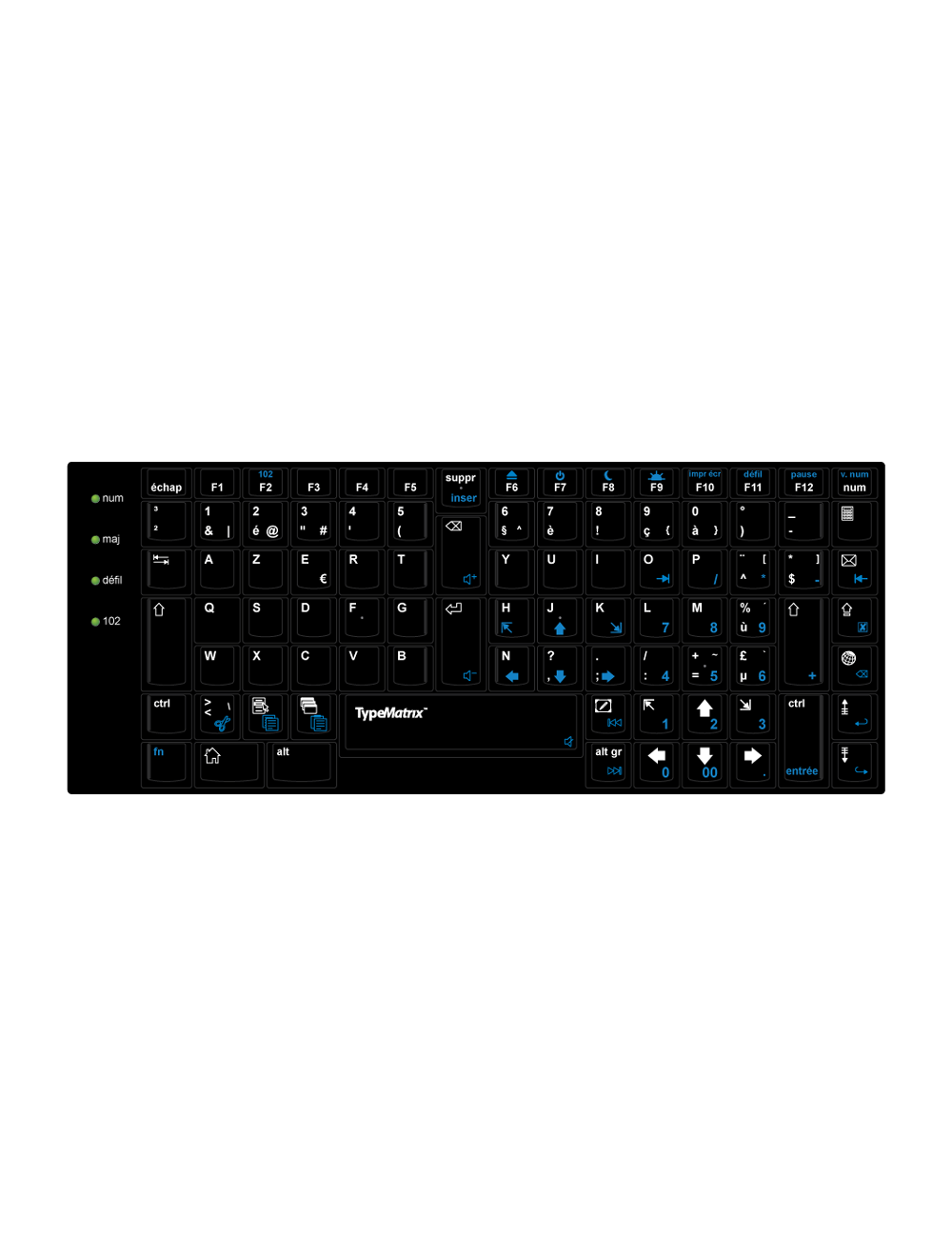 TypeMatrix 2030 Ergonomischen Tastaturen