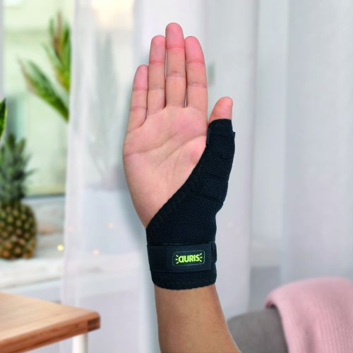 Prävention & Wohlbefinden - Magnetic Microfiber Finger Support Black